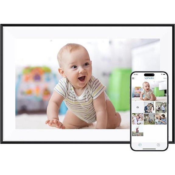 Dragon Touch 10.1 WIFI Digital Picture Frame with Auto-Rotate