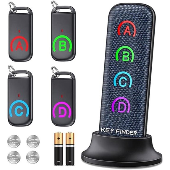 EIRIX Fabric Wireless Key Finder with 4 Receivers