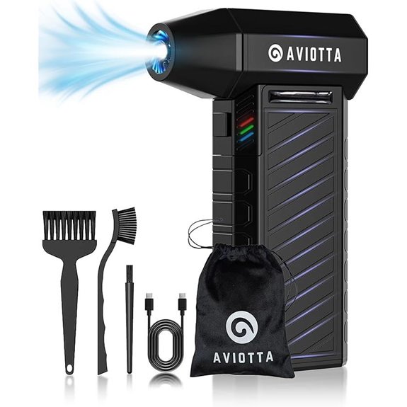 Electric Compressed Air Duster - 300,000 RPM Turbo Fan