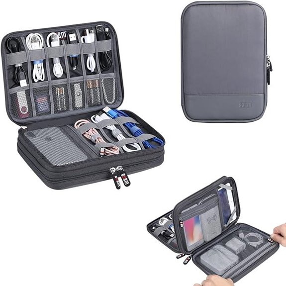 electronic cable organizer bag for travel