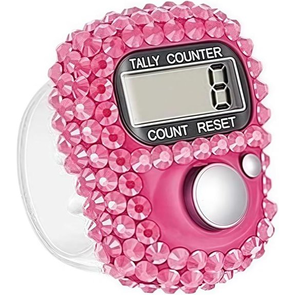 Electronic Finger Tally Counter with Resettable Display