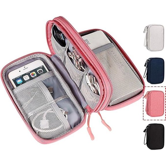 Electronic Organizer: Travel USB Cable Accessories Case