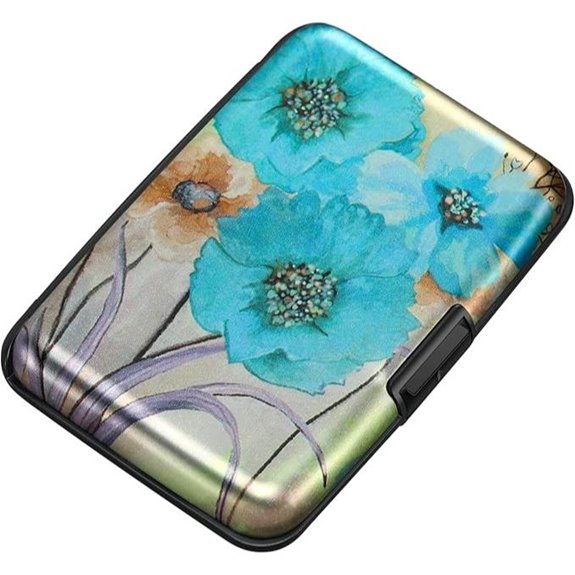 ELFISH RFID Aluminum Wallet Card Holder Case