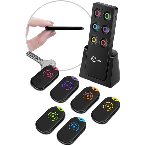 Esky Ultra Slim Key Finder with 6 Receivers