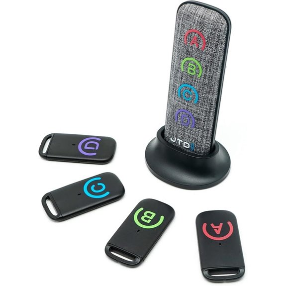 Fabric Key Finder Locator Set with 4 Receivers