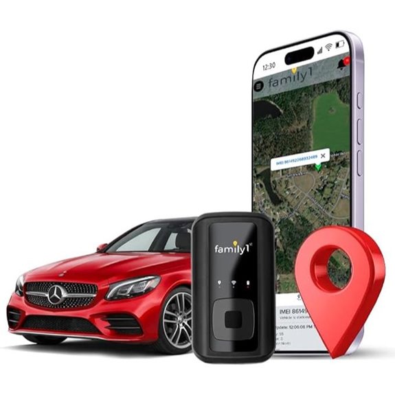 Family1st GPS Tracker for Vehicles with Battery
