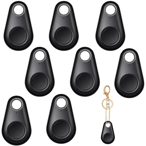 Flutesan 8-Pack Portable GPS Dog/Cat Tracker Key Finder