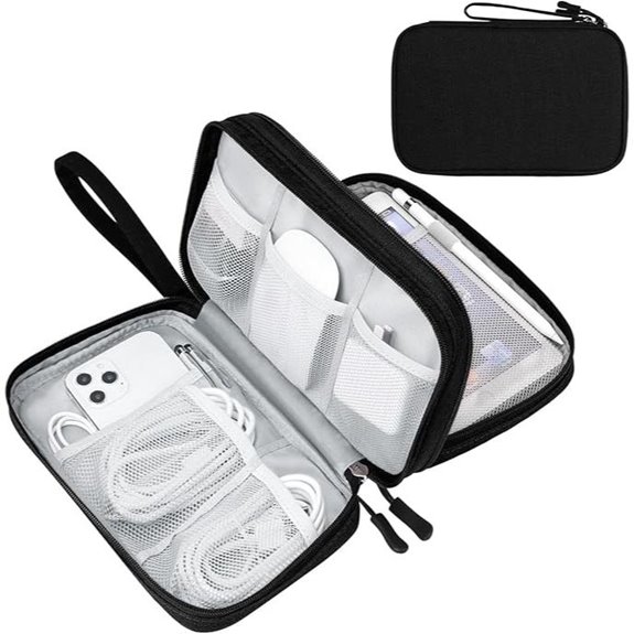 FYY Electronic Organizer Travel Cable Storage Bag