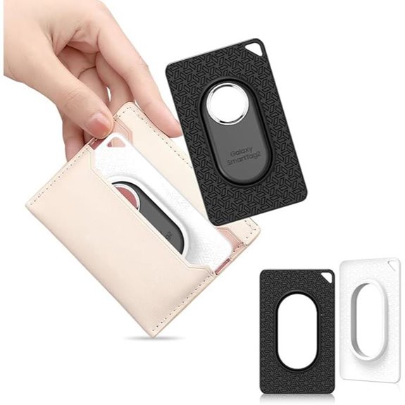 Galaxy SmartTag2 Wallet Card Holder (2-Pack) Black & White