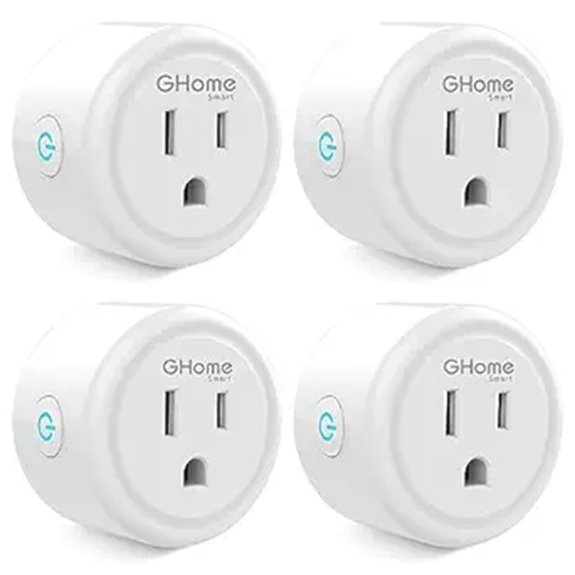 GHome Smart Plug Mini 4-Pack with App Control