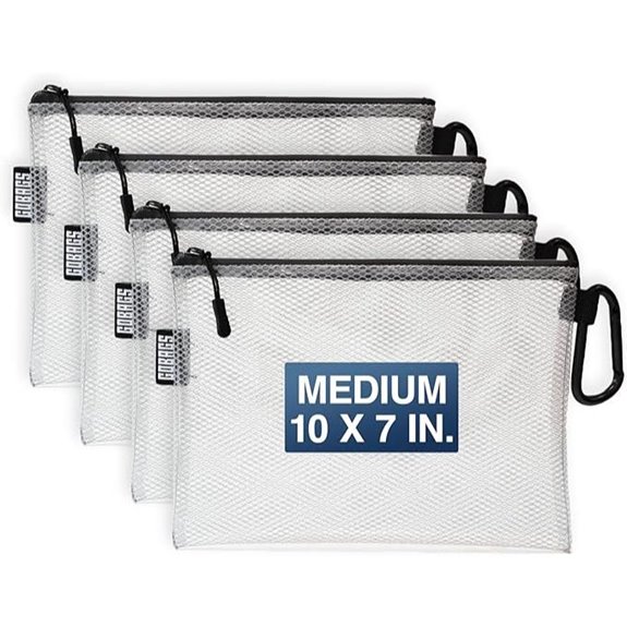 gobags medium clear pouches