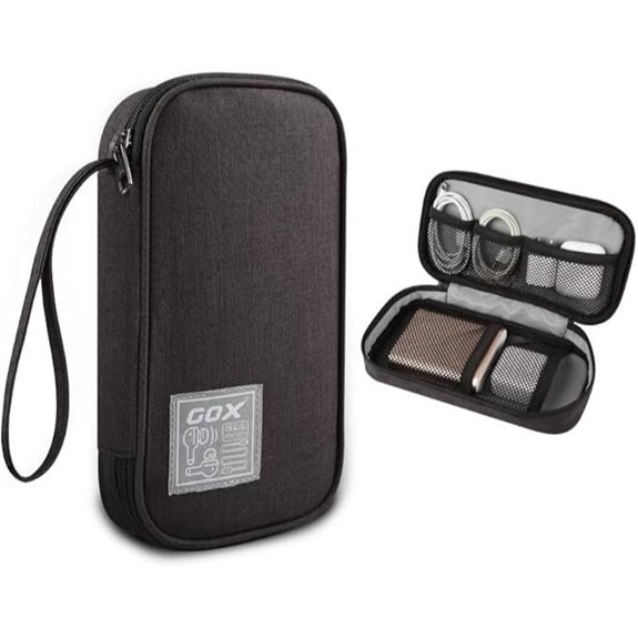 GOX Cable Organizer Travel Case for Earbuds Charger