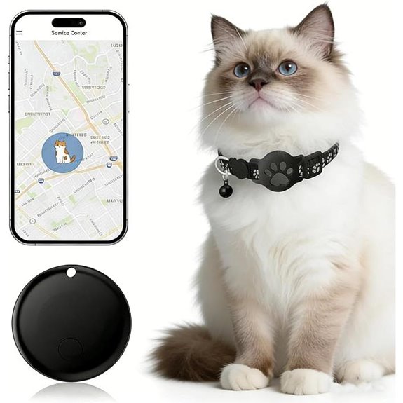 gps cat tracker collar with