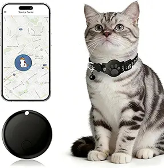 gps pet tracker collar find my compatible