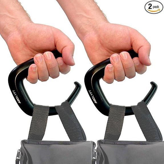 Grocery Bag Carrier 2-Pack – Ergonomic Lightweight Design