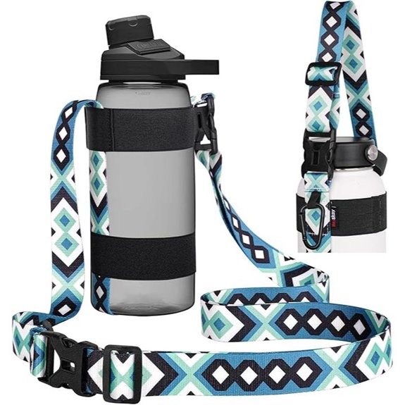HEYSKAY Water Bottle Holder with Adjustable Strap