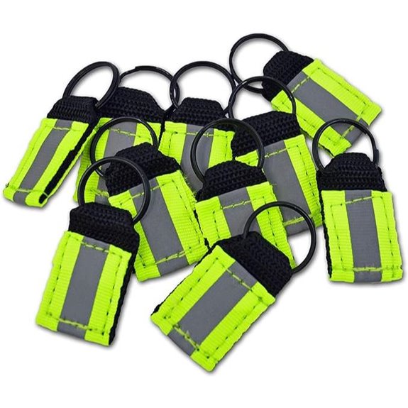 Hi-Vis Reflective Nylon Zipper Pulls (10)