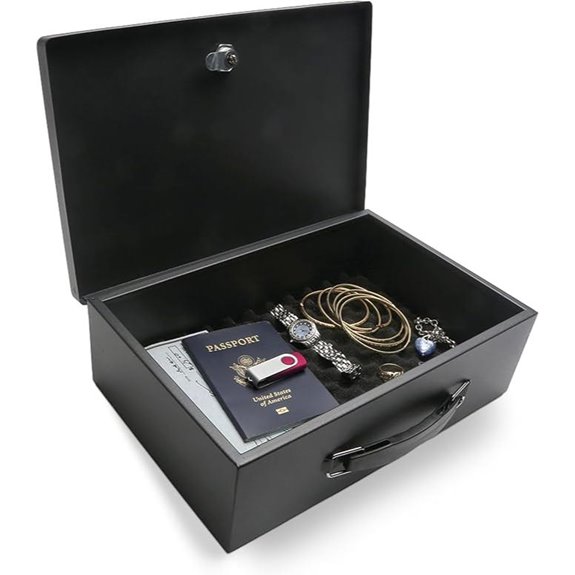 Honeywell Small Fire Safe Box with Keys 0.17 cu ft