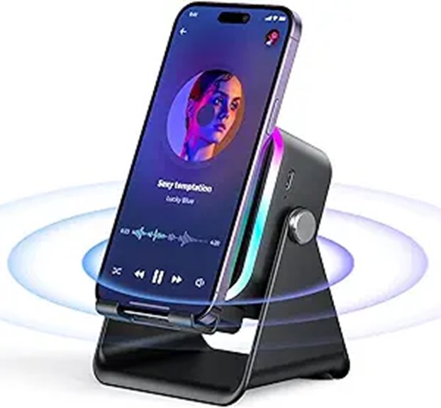 Induction Speaker with Stand Wireless Bluetooth Speaker
