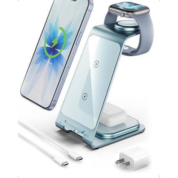 Intoval 3-in-1 Wireless Charging Station for Apple Devices