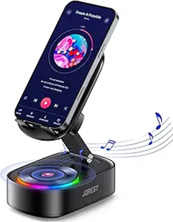 Jorest Wireless Induction Speaker with Phone Stand