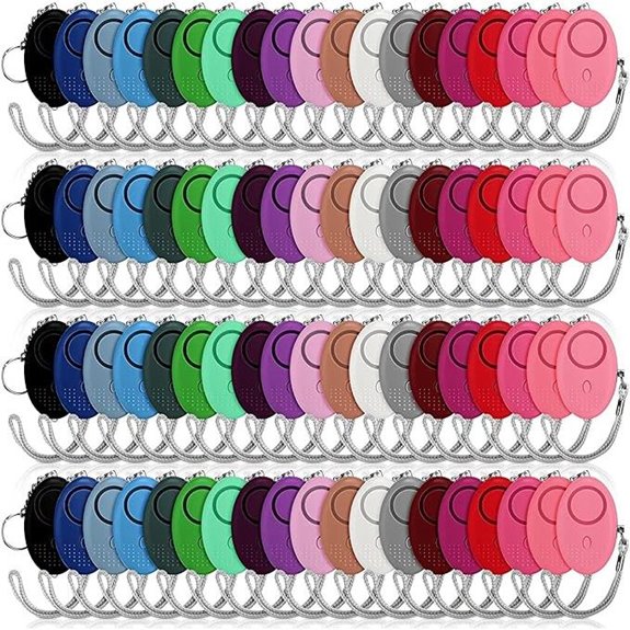 Kanayu 76-Piece Personal Alarm with LED Light Keychain