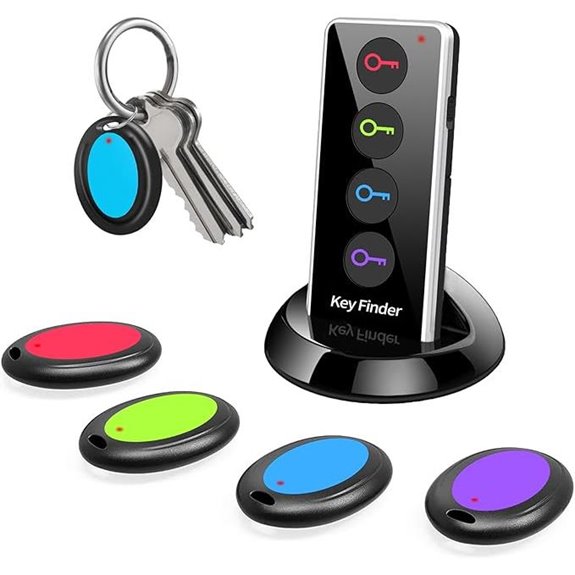 Key Finder with 131ft Range and Sound Alert