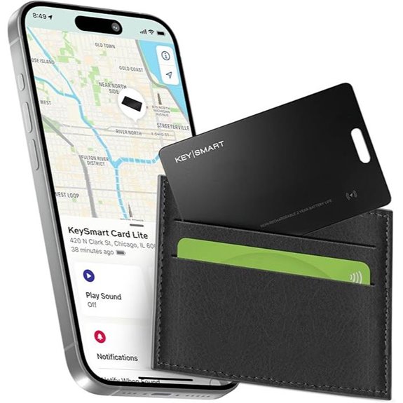 KeySmart SmartCard Lite GPS Tracker for Apple Find My
