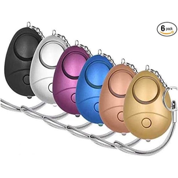KOSIN Safe Sound Personal Alarm 6 Pack 140dB