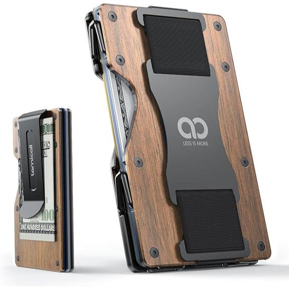 Lamicall Minimalist Metal Wallet with RFID 15-20 Cards