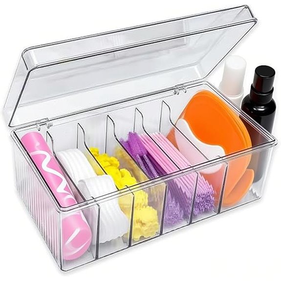 Lash Extension Organizer and Storage Case for Lash Techs