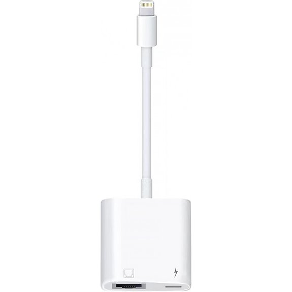 Lightning to RJ45 Ethernet Adapter with Charge Port for iPhone/iPad