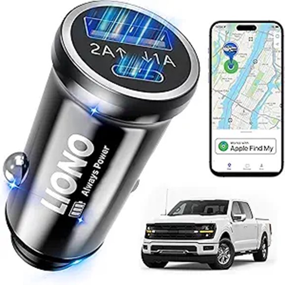 Liono Car GPS Tracker with Rechargeable Battery