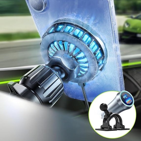LISEN 15W Qi2 MagSafe Car Mount Charger