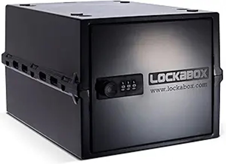 Lockabox One: Compact Lockable Storage Box (12x8x6.6)