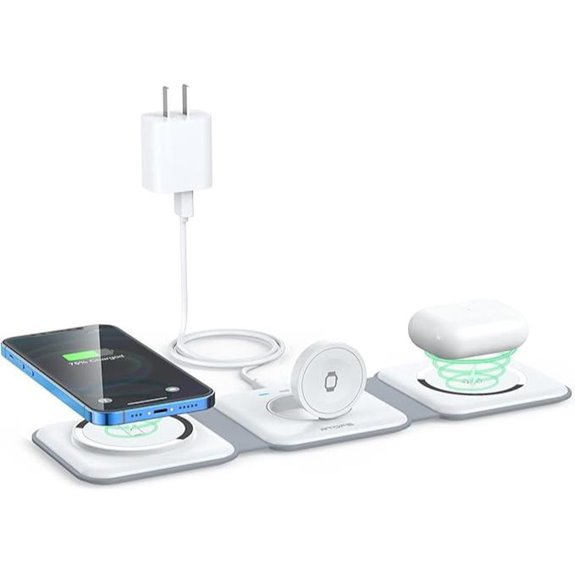 Magnetic 3-in-1 Wireless Charger Station (GaN)