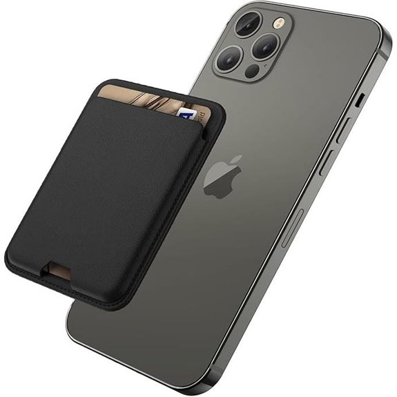 MagSafe Wallet for iPhone 17–12 Pro Max Jet Black