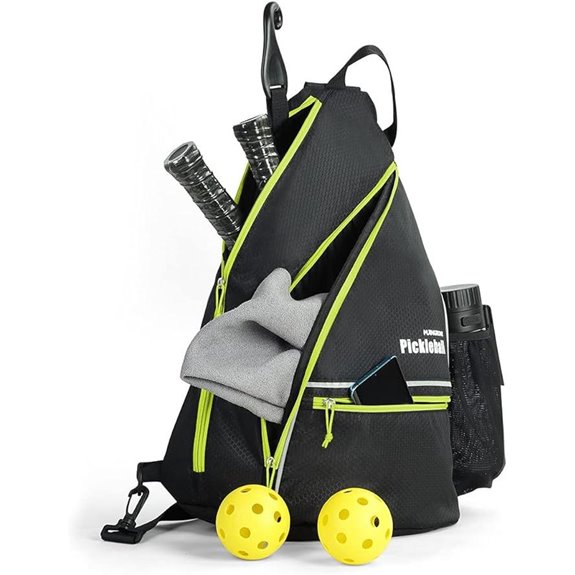 Mangrove Pickleball Bag: Adjustable Sling Backpack with Storage