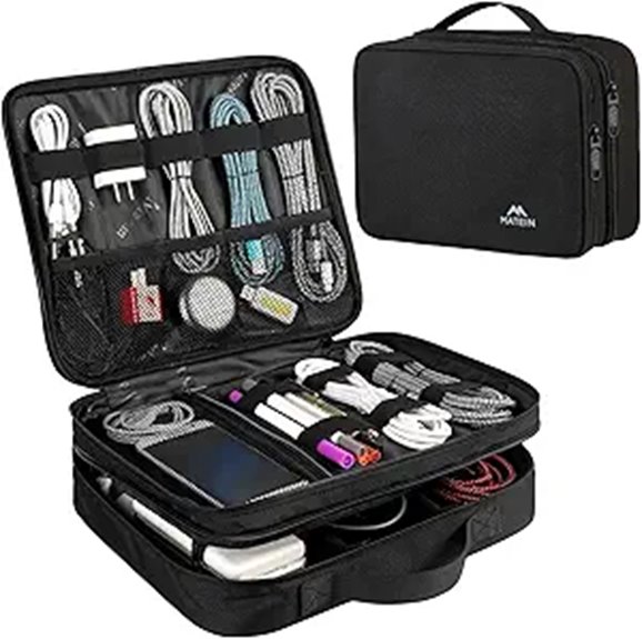MATEIN Cable Organizer Bag for Travel Essentials