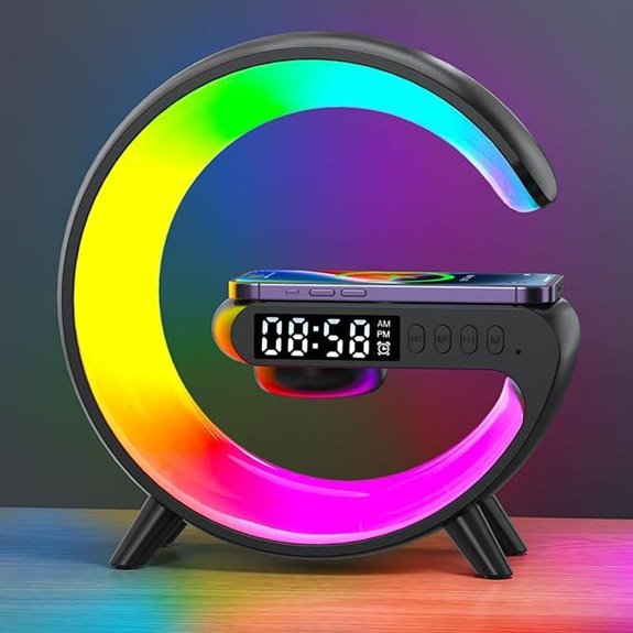 Mini LED Table Lamp with 4-in-1 Wireless Charger