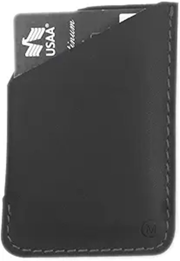 Minimalist Leather Card Holder Wallet for Front Pocket