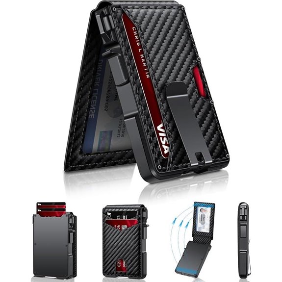 Minimalist Men’s Slim Wallet with RFID Blocking