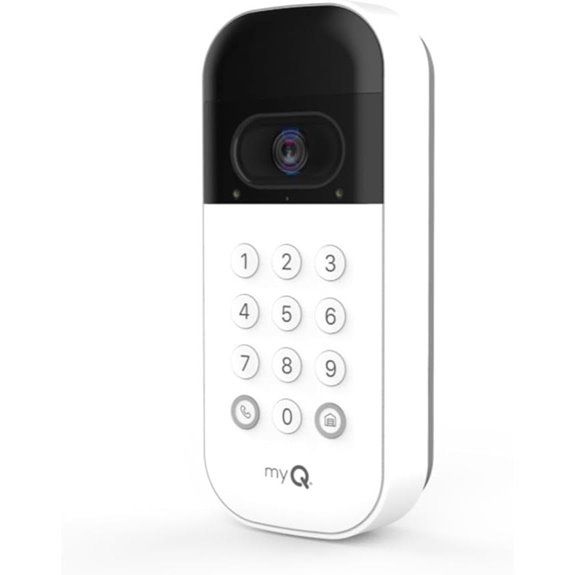 myQ Smart Garage Door Keypad with Camera White