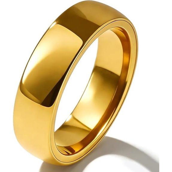 Ntag216 Chip Gold Ceramic Ring NFC Accessory