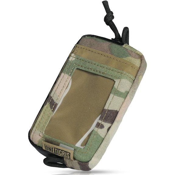 OneTigris Front Pocket Wallet with Zippers