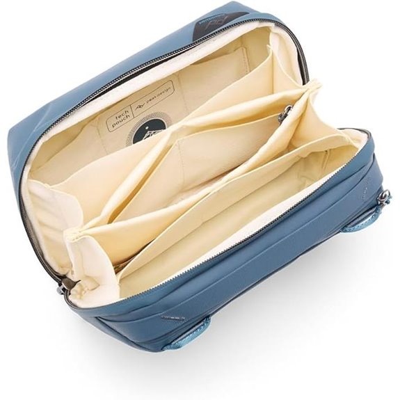 peak design tech pouch ocean electronics organizer