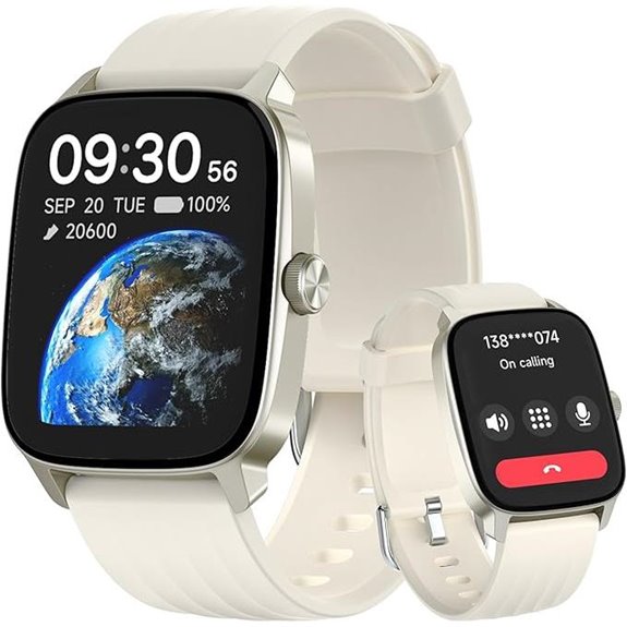 Pedometer Smartwatch with Calls HR & SpO2 Monitor