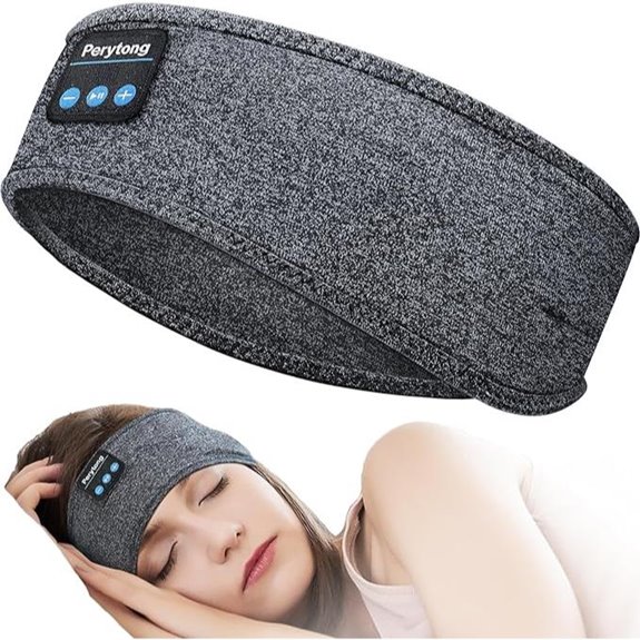 Perytong Sleep Headphones Wireless Headband with HD Speakers