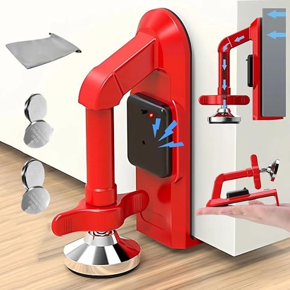 Portable Alarm Door Stopper — Travel Anti-Theft Blocker