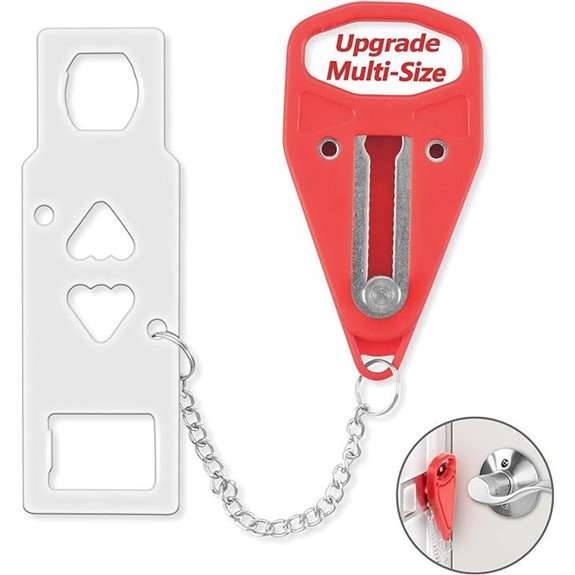 AceMining Portable Door Lock for Travel Privacy and Safety